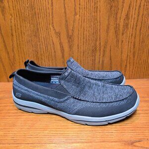 Skechers Harper Moven Mens Size 11.5 EXTRA WIDE Walking Slip On Shoes Loafers
